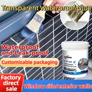 Factory Direct Sale Convenient Exterior Wall Protection Anti Leak Transparent Waterproof Coating Paint for Concrete Tile Surface