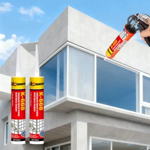 Factory Direct Sale High Performance Transparent Acetic Acid Silicone Glass Sealant One Component for Window and Glass Bonding