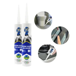 Factory Direct Sales Neutral Food Grade Water Resistant Bathroom Sanitary Clear Silicone Sealant Customized Color 100 Pieces
