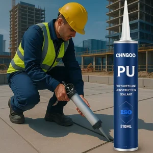 Factory Fast Cure PU Sealant 300ml One Component Sausage Black White Concrete Joints Rubber Granules Construction