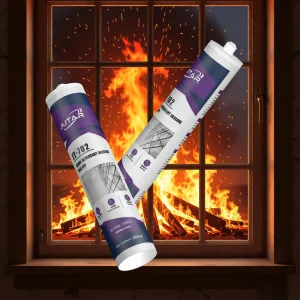 Factory Fire Resistant UL Sealant and Adhesive 310ml for Flexible Joints and Firestop Building Materials