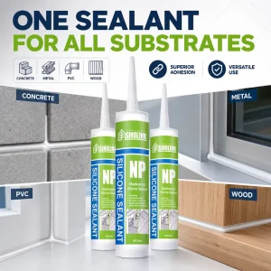 Factory General Purpose Waterproof White Construction Silicone Sealant