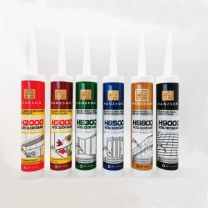 Fast Curing Non Bleaching ACETOXY Sealant Silicone Transparent Silicone Sealant