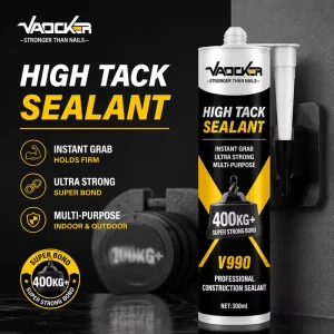 Fast Grab MS High Tack Adhesive Strong Instant Bond Construction Sealant for Wall Panels