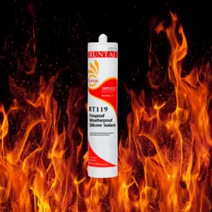 Fire Barrier Silicone Sealant High Temperature Flame Retardant Weather Resistant Fire Proof for Construction