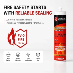 Fire-Rated Silicone Sealant for Construction and Transportation One-Component Adhesive
