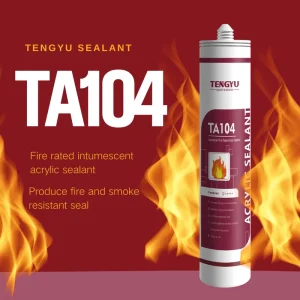 Fire Resistant Construction Caulking Fire Barrier Intumescent Fireproof Sealant for Expansion Joint Sealing
