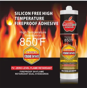 Fire-Retardant High-Temperature Silicone Structural Sealant for Construction Door and Window Frames, Fire-Insulation Panels, and Waterproof Sealing