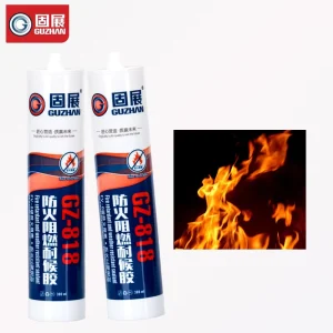 Fireproof High Temperature Resistant Silicone Sealant Adhesive for Construction and Transportation Over 1000 Degrees