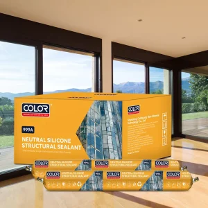 Fireproof Structural Building Silicone Sealant, Non-Corrosive, Odorless, Weatherproof
