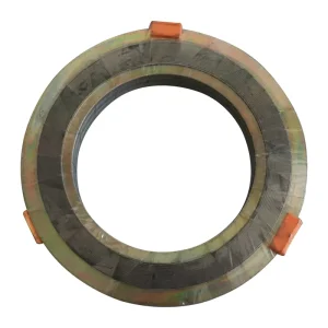 Flat Carbon Steel and Stainless Steel Reinforced Flange Gasket with Inner Outer Rings for Water Sealing