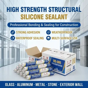 Flexible Structural Silicone Sealant for Exterior Wall Glass Aluminum Metal and Building Panel Bonding