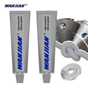 Form A Gasket #1 Anaerobic Flange Sealant High Temp & Oil Resistant Silver Silicone For Engine Transmission & Construction