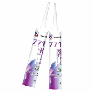 GF 771 Fast-Cure Waterproof Neutral Bathroom Silicone Sealant for Sanitary Caulking and Bonding