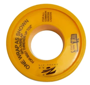 Gastight PTFE Joint Sealant Tape for Gas Pipes Thread Fum Seal Temperature Resistant 190C to +370C 12mm Size