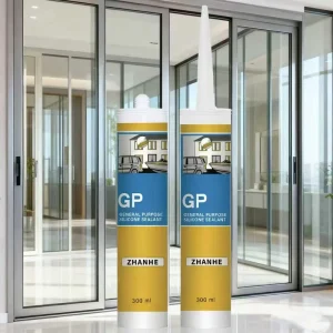 General Purpose Acidic Silicone Sealant Eco-Friendly 100% Waterproof One-Component Construction Glass Glue for Windows and Doors