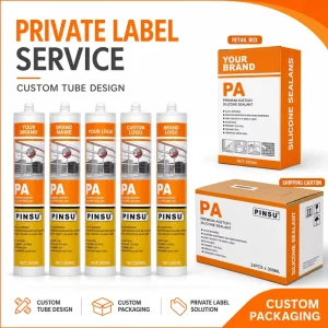General-Purpose Weatherproof Neutral Silicone Sealant and Adhesive for Construction Transportation Doors Windows and Glass