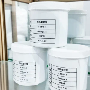 Gray White High Thermal Conductivity Two-Component Silicone Potting Compound Flame Retardant Waterproof Adhesive