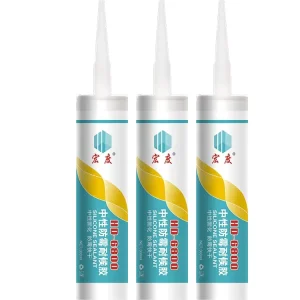 HD 6800 Neutral Silicone Sealant Waterproof Weatherproof 30°C~90°C for Sunroom Aluminum Window Door Marble ISO OEM