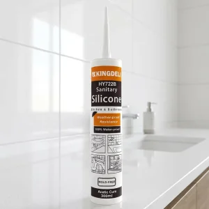 HY-722B Sanitary Acetic Silicone Sealant Anti-Fungus for Construction Transportation Bathroom and Kitchen Sealing