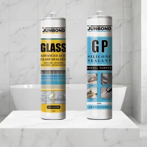 Heavy Duty Acetic Cure Silicone Sealant GP Adhesive Fast Curing Waterproof for Indoor Outdoor Use Woodworking Construction