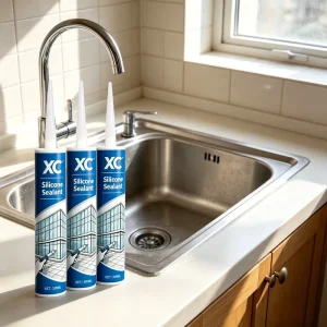 High Elasticity Silicone Sealant Clear Waterproof Mold Resistant Adhesive for Kitchen Bathroom Glass Bonding Sealing