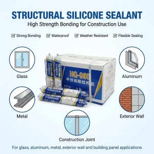 High Strength Building Sealant Neutral Silicone Adhesive for Construction Joint and Facade Sealing