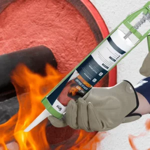 High-Strength Fire Barrier High-Temperature 300ml 4-Hour Water-Based Acrylic Firestop Sealant