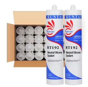High Strength GP Neutral Cure Silicone Sealant, Waterproof RTV for Construction, Woodworking, Windows & Doors