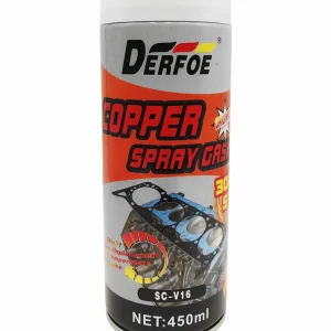 High Temperature Copper Spray Gasket Sealant up to 300°C for Engine Head Exhaust Manifold Turbo Flange Corrosion Resistant
