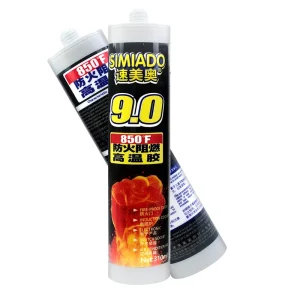 High Temperature Fire Retardant Silicone Liquid Paste Adhesive Sealant Waterproof for Construction