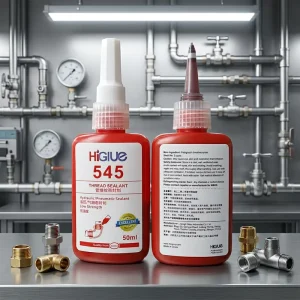 Higlue 545 Anaerobic Thread Sealant Leak Proof Metal Pipe Sealant for Plumbing & Gas Lines