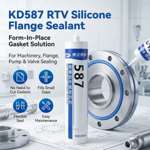Industrial Gasket Maker Silicone Sealant 300ml for Pump Valve Flange and Gearbox Sealing