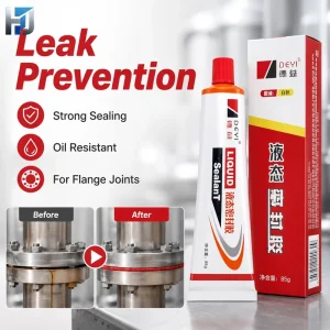 Industrial Liquid Gasket Maker Oil Resistant Sealant for Engine Surface Pump Valve and Pipe Flanges
