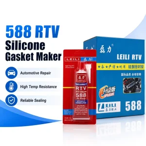 Industrial RTV Silicone Sealant for Mechanical Flange Engine Oil Pan and Gearbox Sealing Applications