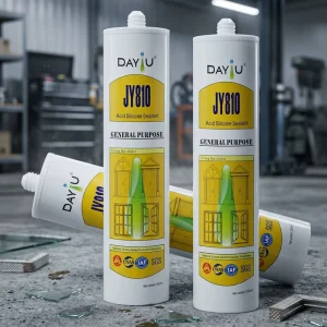 JY810 Acetic Silicone Sealant for Caulking Gaps of Doors Windows and Wall Seams