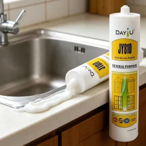 JY810 Specially Formulated for Caulking Gaps of Doors windows and Wall Joints Acetic Silicone Sealant