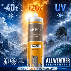 Jiaobao Low Modulus MS Sealant Flexible Glue for Building Expansion Joint Sealing CE ROHS REACH Certified