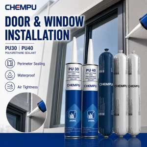 Jobsite High Elastic Building PU Sealant Bonding Airtight Stable Gap Filler for Construction Gaps Clean PU Joint Caulk
