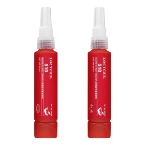 LOCTCET 510 Acrylic High Temperature Chemical Resistant Thread Sealant 50ml Close Fitting Rigid Flanges Gasket Construction