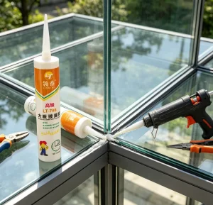 LT 798 Advanced Aquarium Safe Eco friendly Glass Silicone Sealant 300ml Strong Bonding Glue for Large Plate Glass Construction