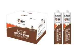 LT 798 Eco Friendly Glass Silicone Sealant 300ml Waterproof Adhesive Glue for Construction Aquarium Shower Room High Temperature