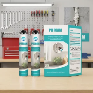 Large Closed Cell Foam Spray Insulation Economical All Purpose PU Expanding PU Foam Adhesive Sealant Mounting Expansion