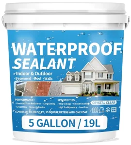 Liquid Waterproof Sealant Coating for Roofs, Indoor and Outdoor Use