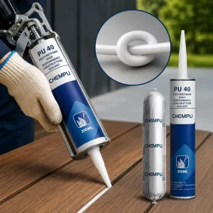 Low VOC Exterior PU Sealant Bonding Airtight Non Sag Concrete Sealant for Garage Floors Clean Joint Sealant