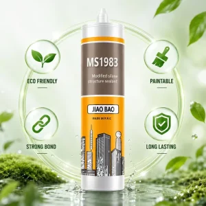 Low VOC Hybrid MS Sealant Elastic Glue for Prefab House Indoor Seam Filling CE REACH Certified