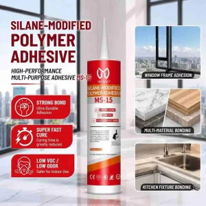 MS-15 Ms Adhesive Sealant No Smell Fast Curing Sealant Ms Polymer Adhesive Sealant