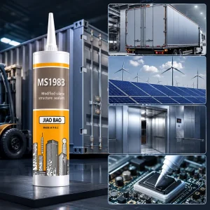 MS Sealant for Exterior Glass Curtain Walls, UV-Resistant Weatherproof Silane Adhesive for Building Construction