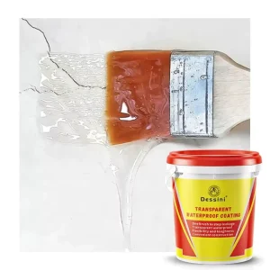 Modern Design Dessini High Strength Exterior Wall Transparent Waterproof Coating Sealant Glue with Brush for Roof Projects