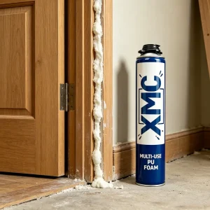 Moisture-Cured PU Foam Sealant Aerosol for Construction, Doors, Windows, and HVAC Systems